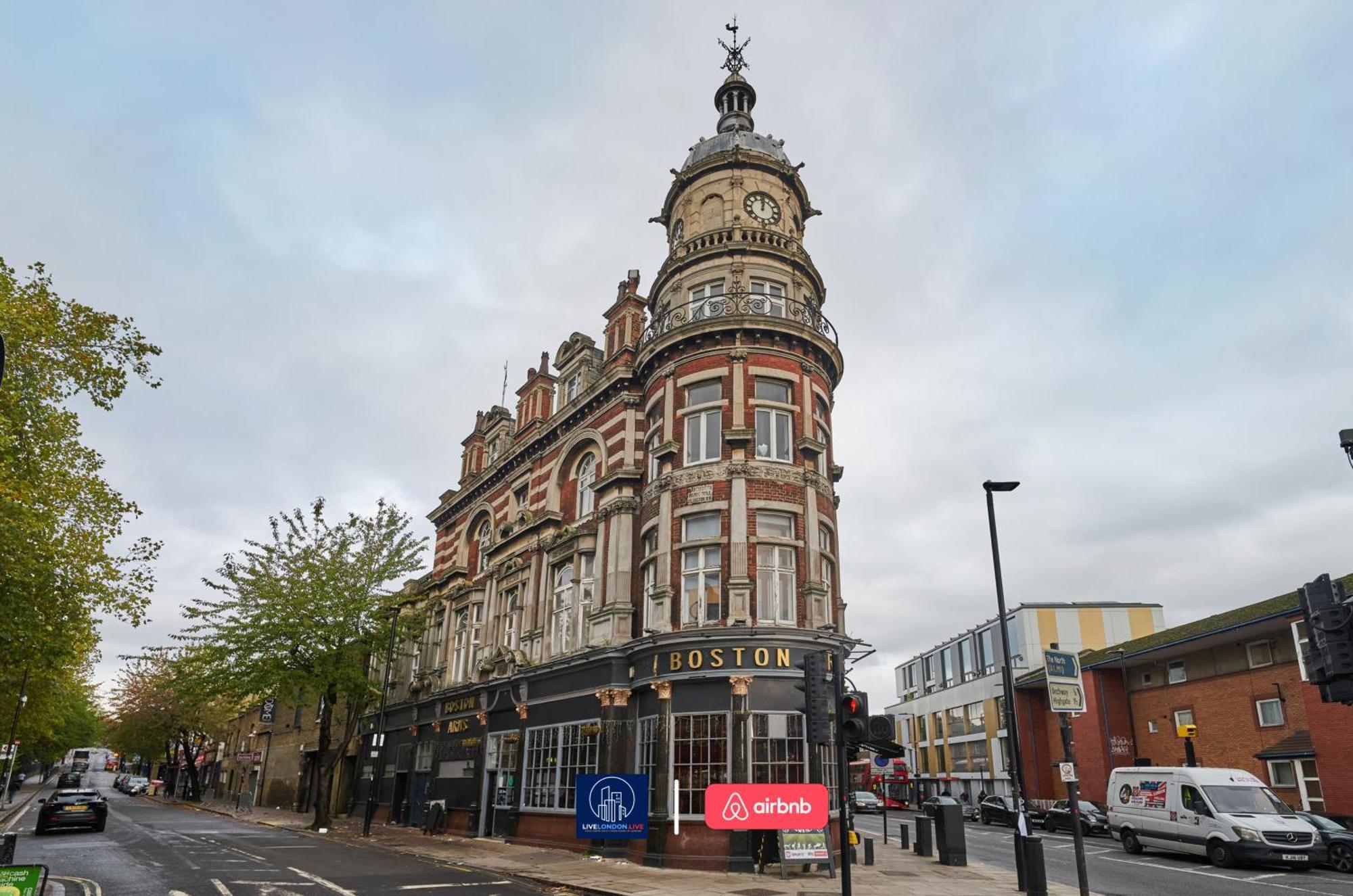 Last-Minute Specials L Sleeps Up To 4 Guests L One-Bedroom Apartment With King Bed And High Ceilings Near Camden By Live London Short Lets & Serviced Accommodation ภายนอก รูปภาพ